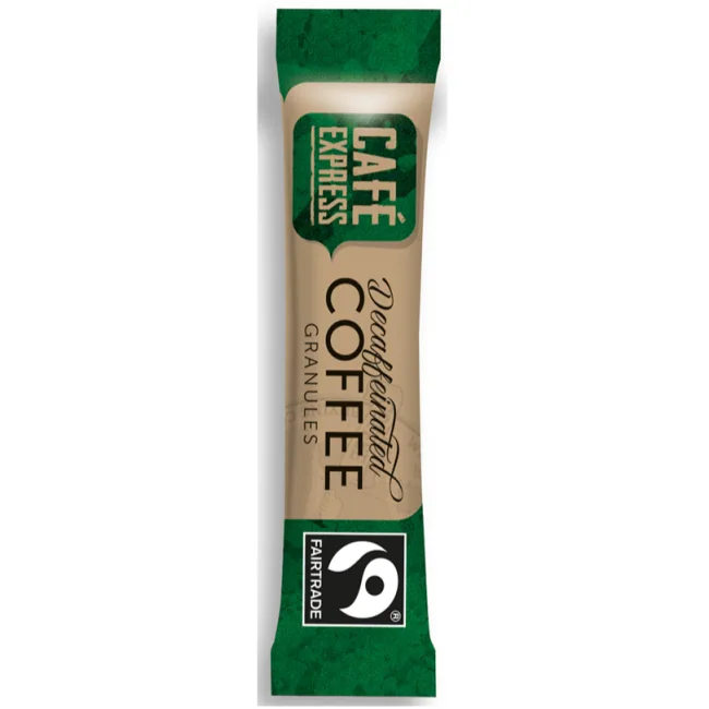 Café Express decaffeinated coffee granules stick
